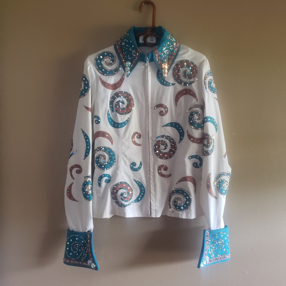Women Western Show Jacket With Pad Custom Rodeo Queen Showmanship